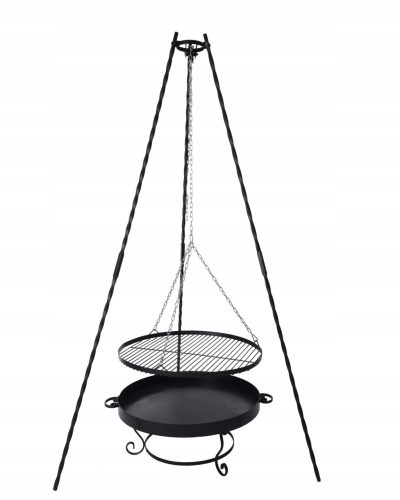  ÁLLVÁNY GRILL 190 CM + RÁCS 60 + KANDALLÓ
