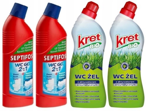  ÖKOLÓGIAI KRET BIO GEL WC 750 + SEPTIFOS WC 750m
