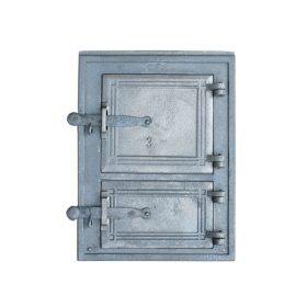   Kandalló ajtaja - Konyhai ajtó a csempézett konyha világításához