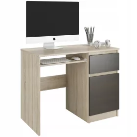   Bútor íróasztal számítógépes táblázat 90cm wenge sonoma n33