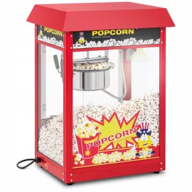   Royal Catering RCPR-16E pattogatott kukorica gép piros 1600 W