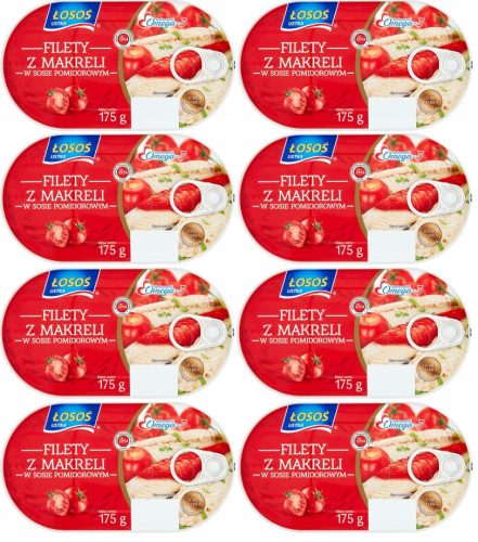 Halkonzerv Makréla filé szószban 175gx8 db