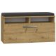  TopEshop cipős szekrény üléssel 85 x 46 x 35 cm kézműves tölgy