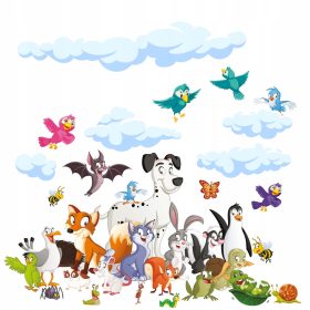   Gyermek falragaszok - Gyerek matricák a Safari Állatkert falához