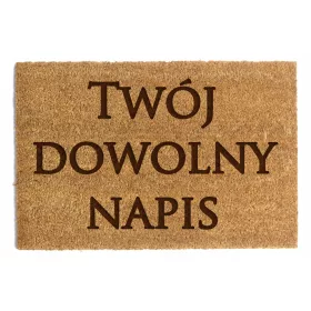  Kész kókusz lábtörlő beltéri használatra, 60x40