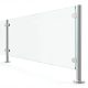 Kapaszkodó a lépcsőhöz - Corner Post 42,4 x 890 mm 4 CE üvegtartó