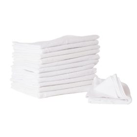 Textil pelenka - Fehér flanel 10 db pelenka 70x80 swaddle