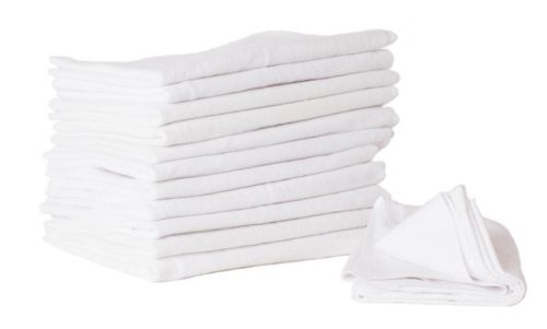 Textil pelenka - Fehér flanel 10 db pelenka 70x80 swaddle