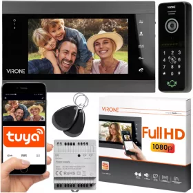 VIDEÓ TELEFON VIDEO INTERPHONE WIFI KAPU + KAPU