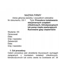   Dokumentumok - f-gáz eljárások fgas fgases a Műszaki Ellenőrzési Hivatal számára