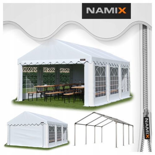 Kerti pavilon, sátrak - NAMIX sátor több mint 8 falú 4 x 8 x 3,1 m