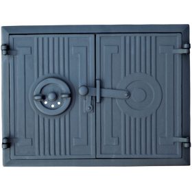 Öntöttvas kenyérsütő ajtó, füstölő, 44x33