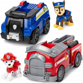    PAW PATROL MARSHALL HASZNÁLAT + RENDŐR AUTÓ TŰZTÜZELŐAUTÓ