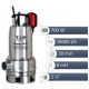  TIPP 700 W-os búvárszivattyú 18.000 l/h