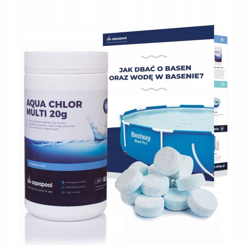 Medence kémia - Klór tabletta Aquapool 1 kg