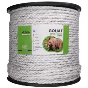 Fonott drótkötél pásztor 8mm/200 ló lovakhoz