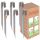 Tribecco KWT 02 trambulin horgonyok 3 mm ezüst, 6 db