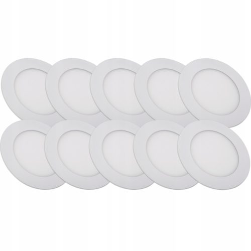 10x LED MENNYEZETI ÖBLÍTŐ PANEL 6W 540LM