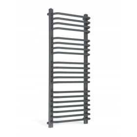    Lávavizes fürdőszobai radiátor 445 W 550 x 700 mm fekete, szürke