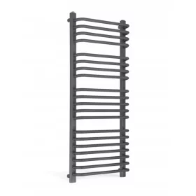    Lávavizes fürdőszobai radiátor 512 W 450 x 940 mm fekete, szürke