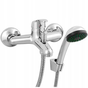    Aqui BASIC egykaros falra szerelhető kád és zuhany csaptelep, króm