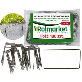   Tűk az agrotextíliához - Fém sarok geotextil horgonyok tiplik 100 db