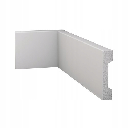 Csíkos PVC ablakburkolatok 12 x 58, hossza 200cm, fehér