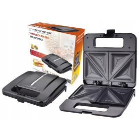    Esperanza Kenyérpirító Kenyérpirító Szendvicssütő Toast D10 fekete 1000 W