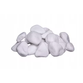   Kavics és díszkő - Thassos White Pebble 4-8 cm 20 kg kőzsák