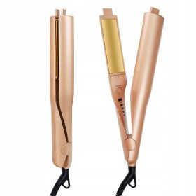    HAJHANGOSÍTÓ 2 az 1-ben HAJGÖNDÍTŐ VAS KERÁMIA HULLÁMOK KÖNNYŰ fürtök INVERTER