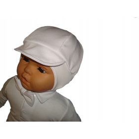   Keresztelő sapka - Czapeckz keresztelő pilóta elegáns tetővel