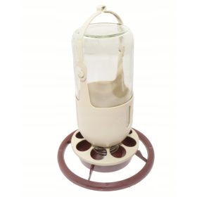   Papagáj etető, itató - 1 l-es palacketető kanári madaraknak