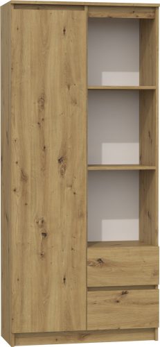 Bookback 80cm irodai ajtó RS-80 Bily Oak kézműves