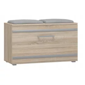    TopEshop cipős szekrény üléssel 85 x 45 x 35 cm sonoma tölgy