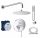 Rejtett csaptelepek -  Grohe esszencia amsociated set raster 30