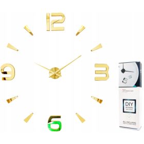 Óra - BELSŐ falióra arany 130cm