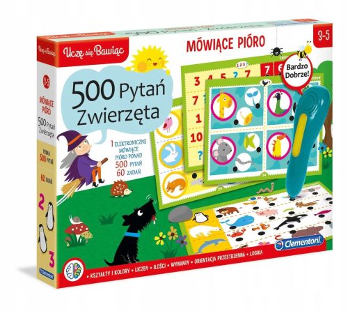 Kirakós játék - Clementoni beszélő toll 500 Kérdések állatok 50649