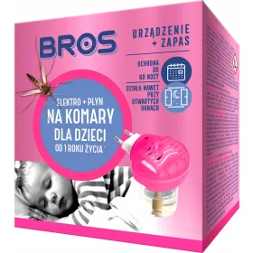    Elektrofumigátor szúnyogriasztóval gyerekeknek Bros 453 40 ml