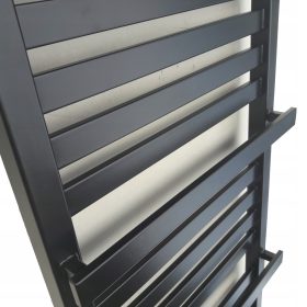    Komex 448 W-os vizes fürdőszoba radiátor 530 x 950 mm fekete