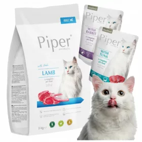    PIPER STERILIZÁLT SZÁRAZELETEL DOLINA NOTECI BÁRÁNYA MACCSÁKNAK 3KG + INGYENES