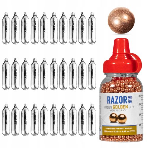 Patronok légpuskához - Golden Devils BB pellet 4,5 mm 1500 db + CO2 10 db