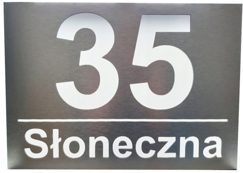 Markus házszám 35 x 25 cm