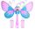 BUTTERFLY Big Soap Bubble WAND LIGHTS játék