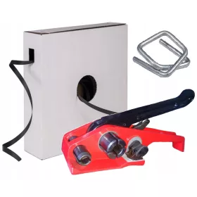 PP szalag 16mm, raklapcsomagolás pántoló készlet