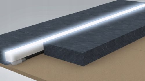 Külső lépcsők - LED -szalag a kövek burkolásához 200 cm -es hermetikus