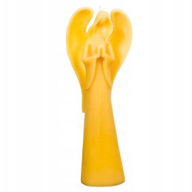 Gyertya - Hagyományos méhviasz gyertya Naturalny Łysoń