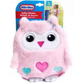    Little Tikes biztonsági heveder rózsaszín bagoly hátizsákkal