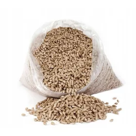   Alom nyulaknak és kis rágcsálóknak - Eco pellet egy nyúlmacska számára, 15 kg szalmából