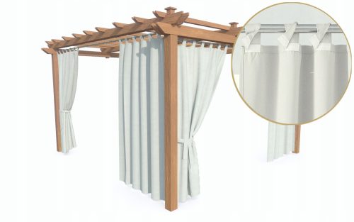 Kerti pavilon, sátrak - TERRASZ várfüggöny ERKÉLYRE 220-as pavilonhoz