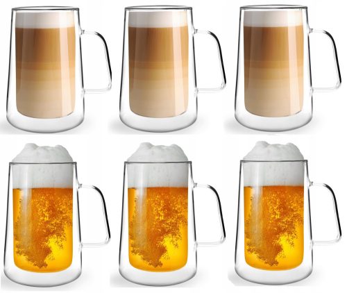 Koktél pohár - Vialli Design kávés-teás poharak 300 ml 6 db.